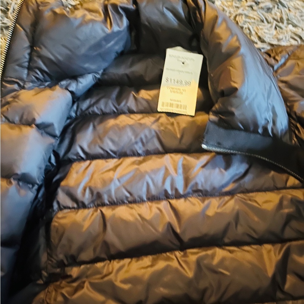 Black Moncler coat size small brand new coat